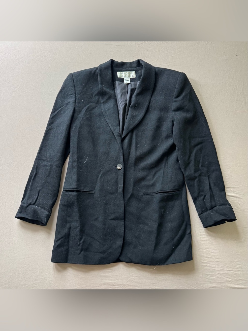 vintage Rena Rowan for Saville Wool blazer